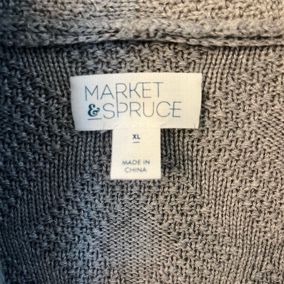 Market & Spruce gray sweater - Picture 3 of 5